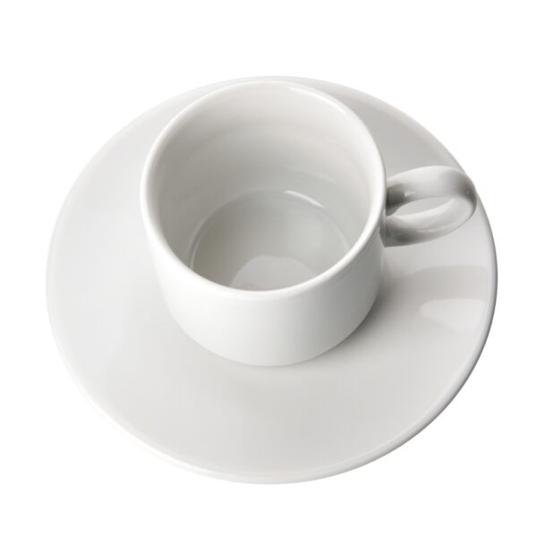 Urmi Tea-Coffee Cup with Saucer – 150ml Medium Size | Hotel Ware Premium Ceramic | Durable, Stylish & Gift-Ready | crockry.com Brand | Set of 6 Cups & Saucers