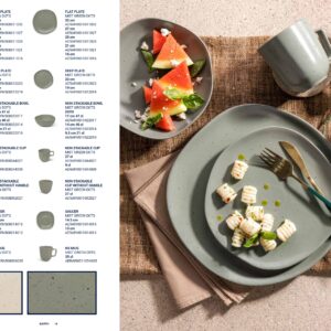 Fine Porcelain Designer Crockery Set | Luxury Porcelain Crockery Set | Handcrafted for Hotels, Homes & Events | Durable, Lead-Free, Dishwasher & Microwave Safe | Elegant Design for Every Occasion